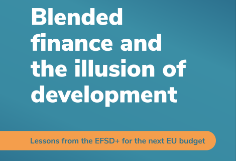 Blended finance report cover page